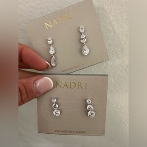 NADRI earrings - 2 pair bundle
Teardrop